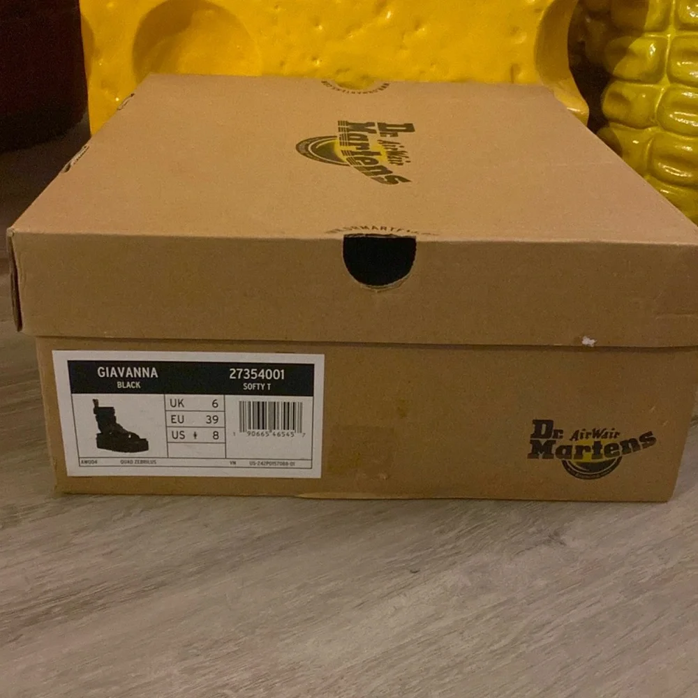Dr. Martens Black Platform Sandals with Chunky Sole